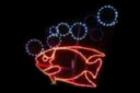 【イルミネーション】魚イルミネーション【オレンジ】【魚】【アニマル】【動物】【平面】【壁掛け】【輝き】【電飾】【LED】【モチーフ】【クリスマス】【かわいい】