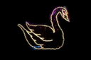 【イルミネーション】白鳥イルミネーション【イエロー】【白鳥】【鳥】【アニマル】【動物】【平面】【壁掛け】【輝き】【電飾】【LED】【モチーフ】【クリスマス】【か...