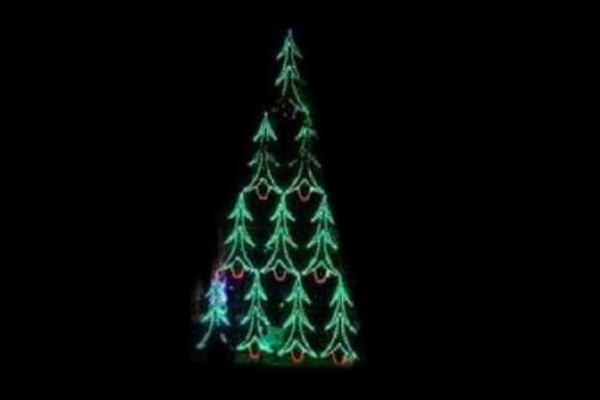 【イルミネーション】ツリーイルミネーション【グリーン】【ツリー】【平面】【壁掛け】【輝き】【電飾】【LED】【モチーフ】【クリスマス】【かわいい】