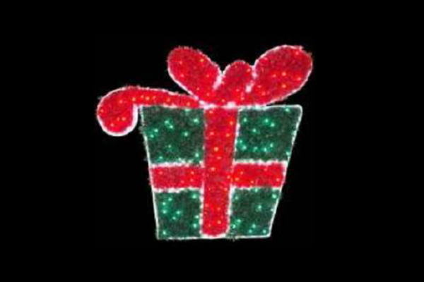 【イルミネーション】プレゼントイルミネーション【グリーン】【レッド】【プレゼント】【平面】【壁掛け】【輝き】【電飾】【LED】【モチーフ】【クリスマス】【かわいい】