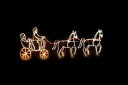 【イルミネーション】馬車イルミネーション【イエロー】【馬車】【馬】【平面】【壁掛け】【輝き】【電飾】【LED】【モチーフ】【かわいい】