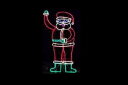 【イルミネーション】クリスマスイルミネーション【レッド】【グリーン】【サンタクロース】【クリスマス】【平面】【壁掛け】【輝き】【電飾】【LED】【モチーフ】【かわいい】
