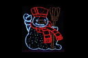 【イルミネーション】雪だるまイルミネーション【ホワイト】【レッド】【雪】【雪だるま】【冬】【クリスマス】【平面】【壁掛け】【輝き】【電飾】【LED】【モチーフ】...