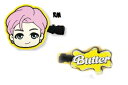 【送料無料】【TinyTAN】【タイニータン】ラバー前髪クリップ【RM】【ナム】【Butter】【BTS】【防弾少年団】【バンタン】【army】【韓国】【ヘアピ...