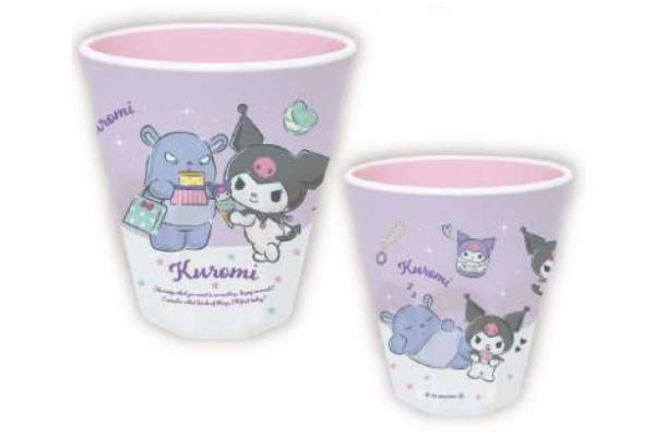 【サンリオキャラクターズ】メラミンカップ【クロミ】【くろみ】【カップ】【コップ】【マグ】【食事】【食器】【キッチン】【子供】【キッズ】【雑貨】【グッズ】【かわいい】