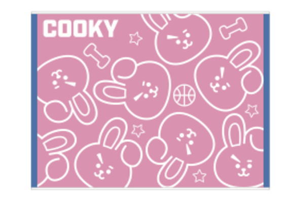 【BT21】【LINE FRIENDS】【ラインフレンズ】タオルバスマット【COOKY】【クッキー】【アイドル】【韓国】【ライン】【スタンプ】【マット】【バスマット】【敷物】【お風呂】【バス用品】【雑貨】【グッズ】【かわいい】