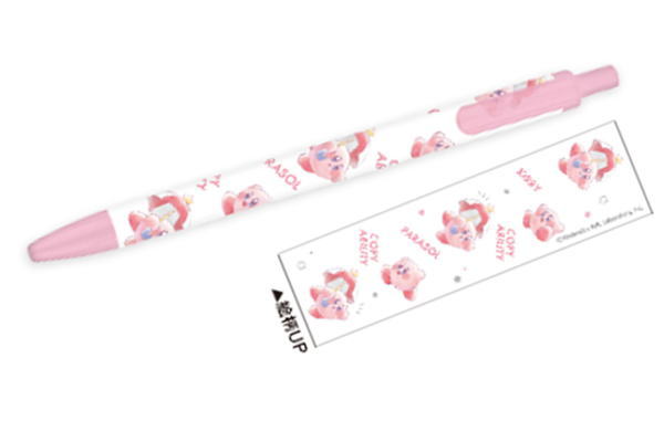 星のカービィ　ノック色ゲルペンピンク　パラソル　カービィ　ゲーム　カービー　任天堂　マーカーペン..