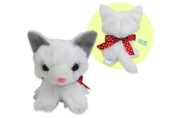 【オリジナル】NEWマグネットマスコット【白猫】【いっしょがいいね】【ネコ】【ねこ】【動物】【アニマル】【磁石】【マグネット】【マスコット】【人形】【インテリア】【雑貨】【グッズ】【かわいい】