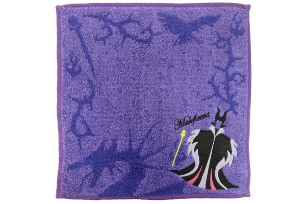 ディズニーキャラクター ディズニーヴィランズ ミニタオルマレフィセント ダーク 眠れる森の美女 ヴィランズ 悪役 ディズニー 映画 タオル たおる タオルハンカチ 雑貨 グッズ かわいい