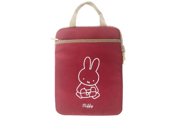 【ミッフィー】【miffy】タブレットケース【ダークレッド】【レッド】【タブレット】【うさぎ】【絵本】【アニメ】【ポーチ】【ケース】【タブレットケース】【入れ物】【雑貨】【グッズ】【かわいい】