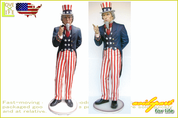 【アメリカン雑貨】【BIG SALES PROMOTION DOLL】リンカーン【UNCLE SAM】【置物】【オブジェ】【大型商品】【人形】【アメリカ雑貨】【アメリカ】【USA】【かわいい】【おしゃれ】ドデカのドールでアイキャッチ 目立つならコレ 精巧な作りでグッド 目立ちます