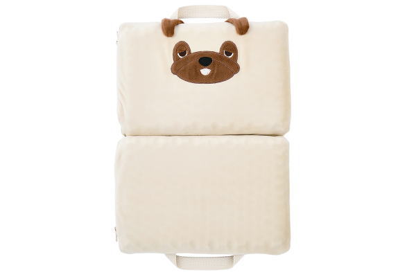 【クッション】【オリジナル】ぷにもち折りたたみクッション【ねむねむアニマルズ】【動物】【犬】【イヌ】【パグ】【くっしょん】【雑貨】【グッズ】【かわいい】