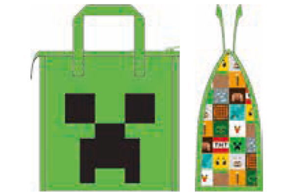 【Minecraft】【マインクラフト】不織布保冷バッグ【23】【マイクラ】【ゲーム】【バッグ】【かばん】【カバン】【鞄】【弁当入れ】【ランチバッグ】【トート】【アウトドア】【保冷】【雑貨】…
