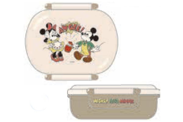 【ディズニーキャラクター】抗菌ふわっとフタタイトランチボックス【23】【クッキング】【ミッキーアン..