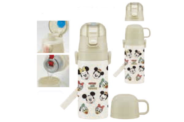 【ディズニーキャラクター】子供用2WAYステンレスボトル【23】【クッキング】【ミッキーアンドフレンズ..