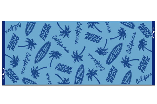 【オリジナル】フェイスタオル【ブルー】【青】【ポップサーフ】【OUTDOOR】【タオル】【たおる】【スポーツ】【アウトドア】【雑貨】【グッズ】【かわいい】