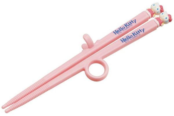 【送料無料】　サンリオキャラクター　ダイカットトレーニング箸15　ハローキティ　キティちゃん　キテ..