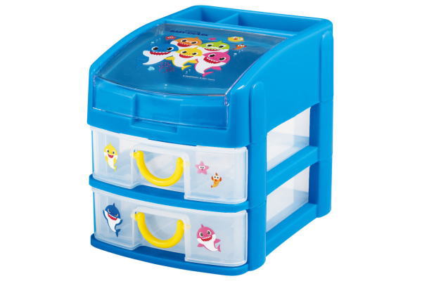 ベイビーシャーク　折りたたみバスケットサメ　さめ　カゴ　かご　バスケット　収納ケース　キャンプ　..