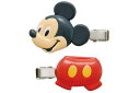 【送料無料】【ディズニーキャラクター】ダイカット前髪クリップ2P【ミッキーマウス】【ディズニー】【映画】【アニメ】【髪留め】【ヘアピン】【ピン】【クリップ】【ヘ...