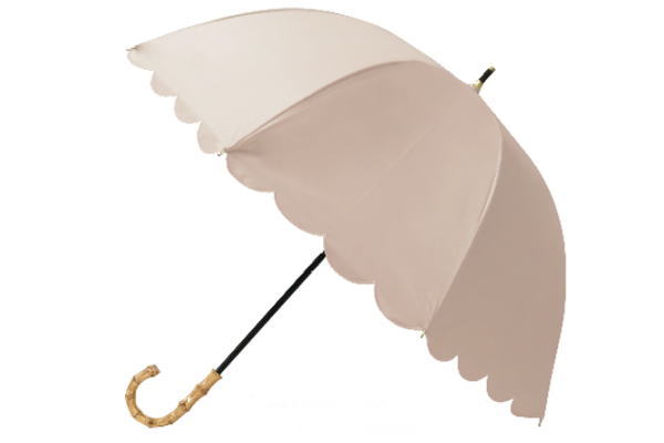 【オリジナル】晴雨兼用レディース傘【アイスグレージュ】【スカラップ】【傘】【かさ】【カサ】【レイングッズ】【アンブレラ】【晴雨兼用】【日除け】【レディース】【女性】【雑貨】【グッズ】【かわいい】