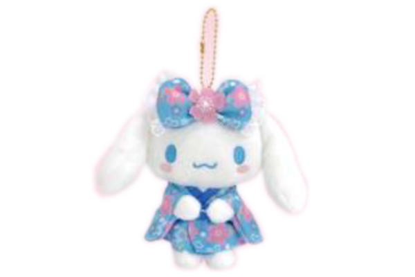 【サンリオキャラクターズ】マスコットキーホルダー【桜着物】【シナモロール】【シナモちゃん】【シナモ】【しなもろーる】【しなも】【キーホルダー】【キーリング】【鍵】【人形】【ドール】【ぬいぐるみ】【雑貨】【グッズ】【かわいい】