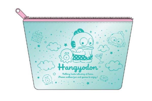 【サンリオキャラクターズ】船型クリアポーチ【ハンギョドン】【ハンギョ】【はんぎょどん】【はんぎょ..
