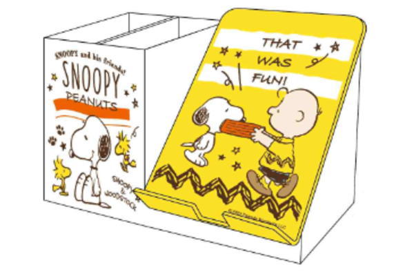 【スヌーピー】【SNOOPY】スマホペンスタンド【ホワイト】【白】【ピーナッツ】【ウッドストック】【すぬーぴー】【スタンド】【ケース】【小物入れ】【ボックス】【収納】【整理】【文房具】【スマホ置き】【タブレット置き】【雑貨】【グッズ】【かわいい】