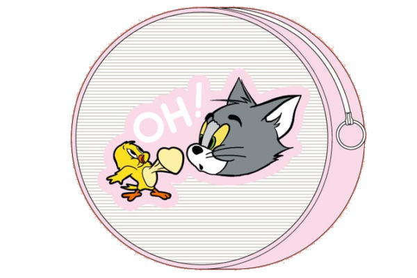 【送料無料】【トムとジェリー】【Tom and Jerry】丸型メッシュポーチ【ピンク】【トム】【ジェリー】【ワーナー】【アニメ】【ポーチ】【ケース】【小物入れ】【メイク】【化粧】【コスメ】【収納】【雑貨】【グッズ】【かわいい】(4)