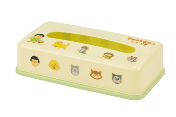 【まめきちまめこ】ティッシュストッカー1段【ニートの日常】【ブロガー】【アニメ】【ケース】【ボックス】【カバー】【収納】【ティッシュ入れ】【インテリア】【雑貨】【グッズ】【かわいい】