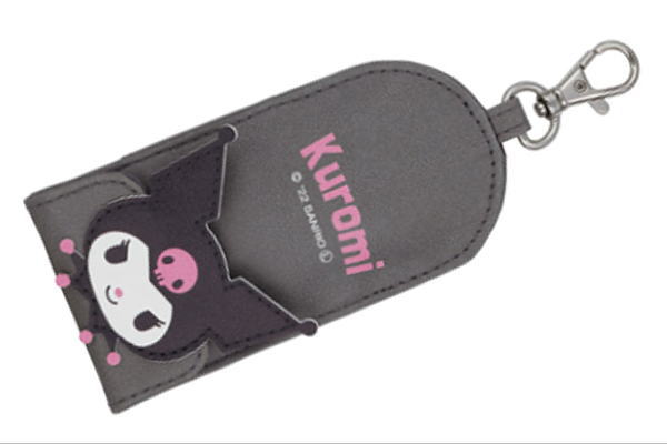 【送料無料】【サンリオキャラクターズ】リール付キー ケース【クロミ】【くろみ】【キーホルダー】【キーリング】【チャーム】【鍵入れ】【ケース】【カバー】【アウトドア】【お出かけ】【雑貨】【グッズ】【かわいい】