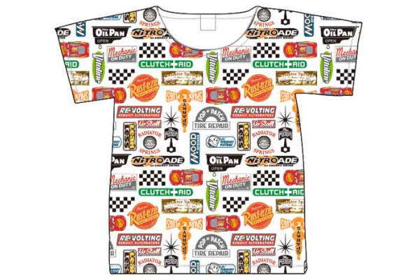 【ピクサーキャラクター】レディースTシャツ【L】【ロゴ】【パターン】【カーズ】【Cars】【マックィーン】【ディズニー】【映画】【アニメ】【シャツ】【ティーシャツ】【服】【半袖】【女性】【ファッション】【雑貨】【グッズ】【かわいい】のサムネイル