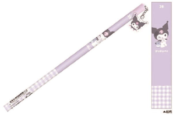 【送料無料】【サンリオキャラクターズ】キャラクターアクリルチャーム付鉛筆【2B】【クロミ】【マスコット】【チャーム】【サンリオ】【ペンシル】【鉛筆】【エンピツ】【筆記用具】【文房具】【学校】【勉強】のサムネイル