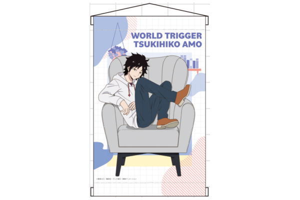 【ワールドトリガー】【WORLD TRIGGER】A4タペストリー【天羽月彦】【あもうつきひこ】【chair】【ワートリ】【トリガー】【WT】【漫画】【アニメ】【ポスター】【壁掛け】 【布】【インテリア】【コレクション】【ホビー】【雑貨】【グッズ】【かわいい】