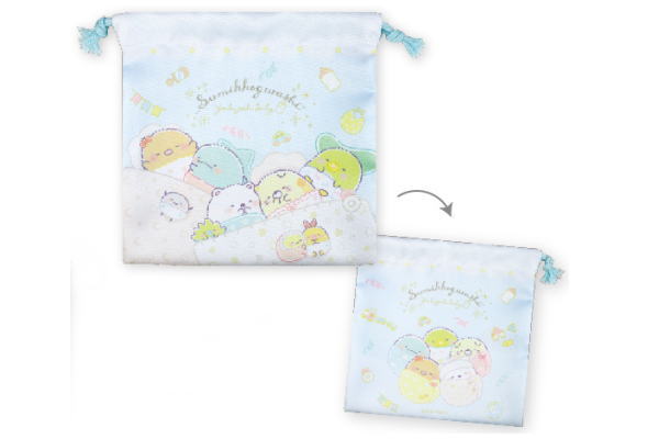 【送料無料】【すみっコぐらし】フラット巾着【ねんね】【すみっコベビー】【すみっこぐらし】【サンエックス】【すみっこ】【すみっコ】【ゆるキャラ】【ケース】【ポーチ】【小物入れ】【袋】【きんちゃく】【収納】【雑貨】【グッズ】【かわいい】