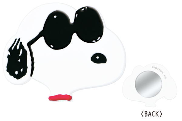 【スヌーピー】【SNOOPY】シリコンミラー【ジョー・クール】【ピーナッツ】【すぬーぴー】【鏡】【ミニミラー】【コンパクトミラー】【..