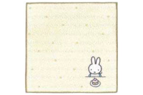 【miffy】【ミッフィー】キラキライニシャルミニタオル【ウサギ】 【ミッフィーちゃん】【ディック・ブルーナ】【絵本】【アニメ】【タオル】【たおる】【ハンドタオル】【ハンカチ】【雑貨】【グッズ】【かわいい】