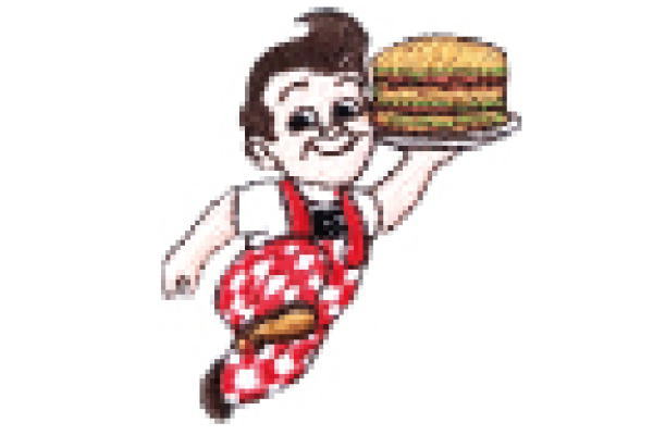 【送料無料】　　アメリカン雑貨　ミニワッペンMW170　Big Boy　ビッグボーイ　アメリカ　USA　アメキャラ　アイロンパッチ　アイロン　雑貨　グッズ　かわいいのサムネイル