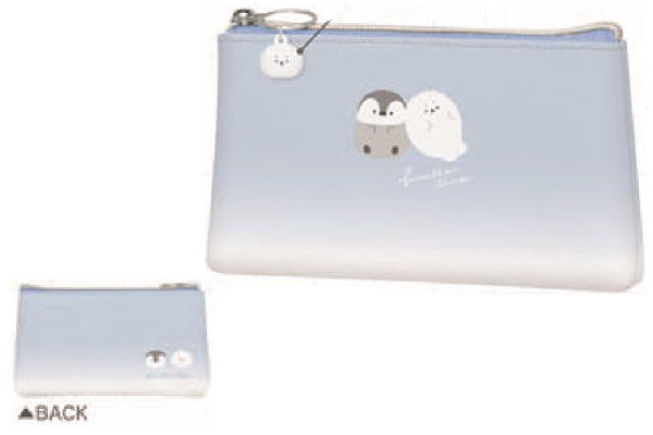 【送料無料】【オリジナル】フラットペンケース【ペンゴマ】【動物】【アニマル】【マスコット】【ポー..