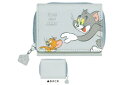 【送料無料】【トムとジェリー】【Tom and Jerry】三つ折り財布【ブルー】【ジェリー】【トム】【ワーナー】【アニメ】【折りたたみ】【コンパクト】【サイフ】【財布】【さいふ】【子供】【キッズ】【雑貨】【グッズ】【かわいい】