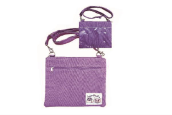 【送料無料】【クレヨンしんちゃん】コンバインサコッシュ【パープル】【紫】【しんのすけとぶりぶり】【テレビ】【アニメ】【漫画】【映画】【ポーチ】【ケース】【小物入れ】【カバン】【バッグ】【ポシェット】【収納】【雑貨】【グッズ】【かわいい】