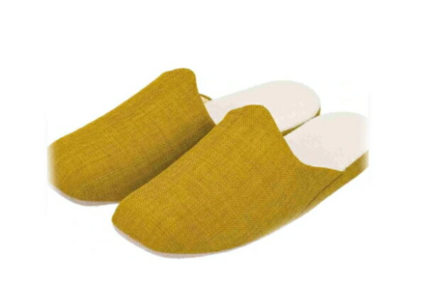 【オリジナル】グレイズスリッパ【L】【マスタード】【スリッパ】【履物】【ルームシューズ】【室内】..