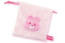【ケアベア】【CAREBEARS】フェイスマスコット巾着【Love-A-Lot Bear】【クマ】【くま】【動物】【アニマル】【アメリカ】【アメキャラ】【ポーチ】【ケース】【小物入れ】【きんちゃく】【袋】【収納】【雑貨】【グッズ】【かわいい】(4)