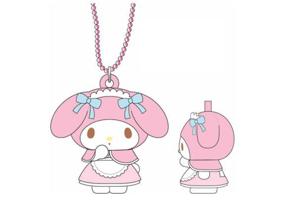 サンリオキャラクターズ　PVCマスコット4マイメロディ　マイメロちゃん　マイメロ　まいめろ　キーホルダー　キーリング　チャーム　鍵　ぬいぐるみ　人形　ドール　雑貨　グッズ　かわいい(4)