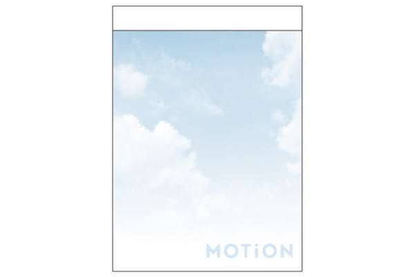 【日本製】【MOTION】ミニメモ【ブルースカイ】【ブルー】【雲】【空】【メモ帳】【メモ】【ノート】【日記】【文房具】【学校】【勉強】【雑貨】【グッズ】【かわいい】