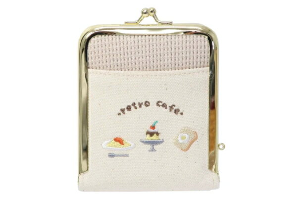 【送料無料】【オリジナル】 がま口ミラー【レトロベージュ】【手鏡】【かがみ】【折りたたみ】【コンパクト】【メイク】【化粧】【コスメ】【雑貨】【グッズ】【かわいい...