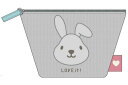 【LOVE it!】【ラヴィット】【コーデュロイシリーズ】船型ポーチ【グレー】【ラッピー】【番組公式キャラクター】【ポーチ】【ケース】【小物入れ】【メイク】【化粧】【コスメ】【収納】【雑貨】【グッズ】【かわいい】(4)