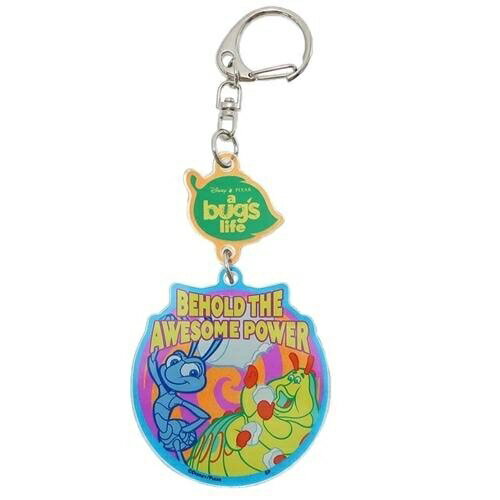 日本製 ディズニーキャラクター 2連アクリルキーホルダーぐるぐる バグズ・ライフ 映画 アニメ キーホルダー キーリング チャーム 鍵 雑貨 グッズ かわいい