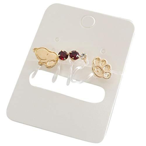 【スヌーピー】【PEANUTS】イヤリング5Pセット【ニッコリ】【ウッドストック】【ピーナッツ】【アクセ..