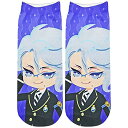 【ディズニーキャラクター】転写プリントレディースソックス 【アズール】【ツイステッドワンダーランド】【アニメ】【映画】【くつした】【くつ下】【靴下】【ファッショ...