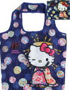 【サンリオキャラクターズ】【和柄シリーズ】エコバック【花魁】【ハローキティ】【キティちゃん】【キティ】【きてぃ】【かばん】【カバン】【鞄】【トート】【買い物】【ショッピング】【収納】【アウトドア】【雑貨】【グッズ】【かわいい】(4)